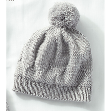 Load image into Gallery viewer, Diamond Baby Sweater and Hat 4ply Knitting Pattern 

