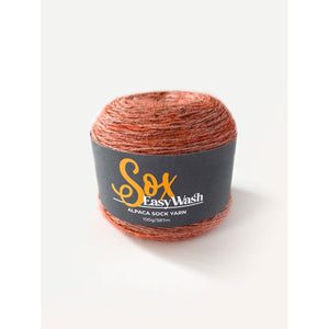 Easy Wash Sox Alpaca Sock Yarn 900 Peach 