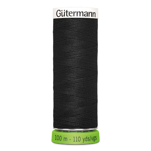 Gutermann Recycled Polyester Thread 100m Black (000) 