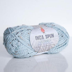 Inca Spun Donegal Tweed Worsted 10 Ply 8117 Light Blue