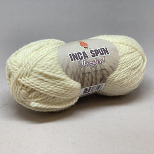 Inca Spun Worsted 10 Ply 100 Natural Cream