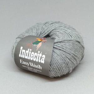 Indiecita Easy Wash DK 100% Baby Alpaca 401 Pale Grey 