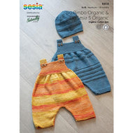K414 Baby Romper & Hat set 4ply pattern 