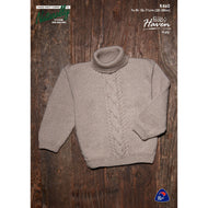 K460 Cabled Child's Sweater Pattern in 4Ply 