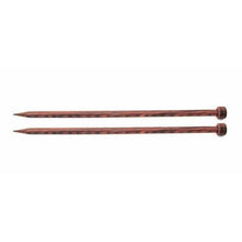 Load image into Gallery viewer, KnitPro Cubics Rosewood  Straight Needles - 25cm and 30cm

