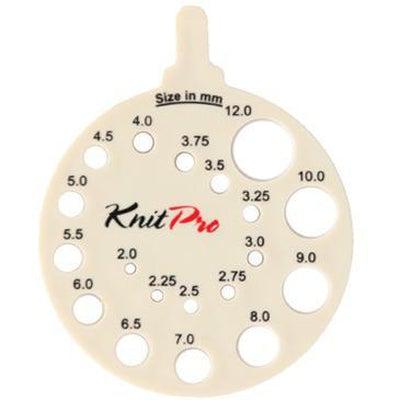 Knitpro Round Gauge White