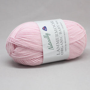 Lammermoor Organic Baby 4ply Pink 