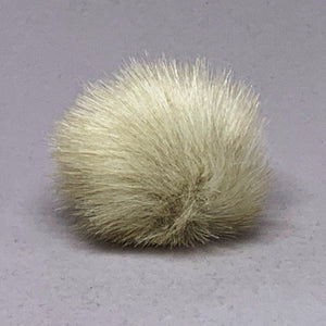 Mokuba faux fur pom pom balls small 45mm - #10 mink brown