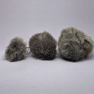 Mokuba faux fur pom pom balls small 45mm - #48 beige