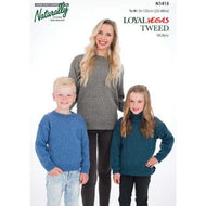 N1415 Unisex Sweater Pattern for DK / 8 Ply 