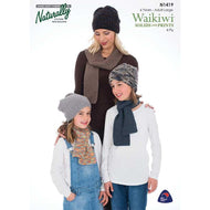N1419 Multi sized Hats & Scarves Pattern for 4 Ply 