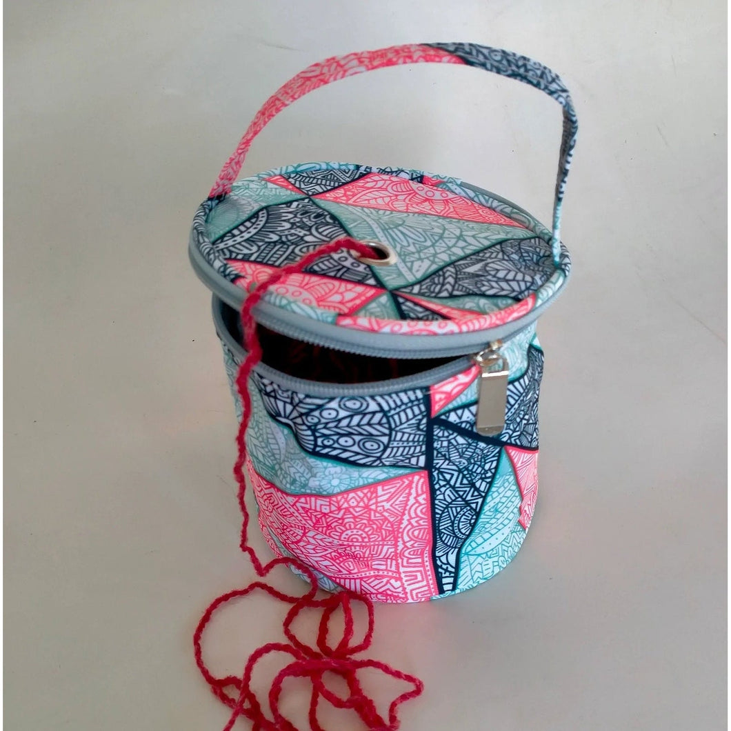 Round Knitting Bags Swirls 