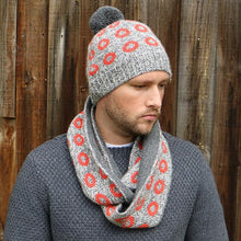 Load image into Gallery viewer, Roundabout Colourwork Beanie &amp; Cowl Pattern
