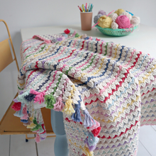 Load image into Gallery viewer, Stripy Blankets to Crochet 
