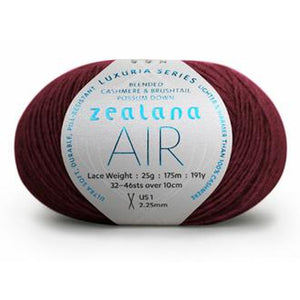 Zealana Air Lace 7 Burgandy 