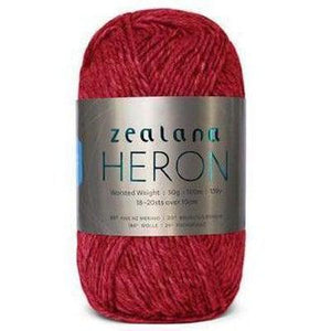 Zealana Heron Worsted H04 Red Chilli