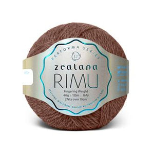 Zealana Rimu Fingering R14 Paru Brown 