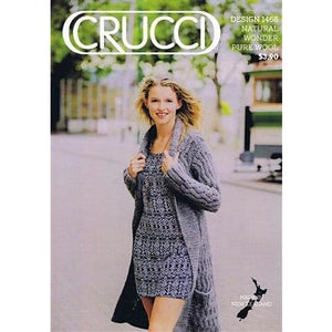 Zig Zag Cabled Long Cardigan Coat pattern leaflet